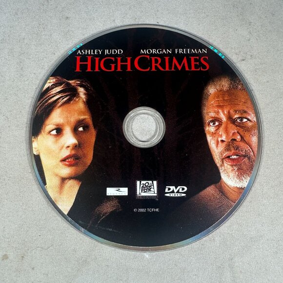 High Crimes DVD 2002 Ashley Judd Morgan Freeman 20th Century PG13 Drama Thriller - Picture 3 of 3